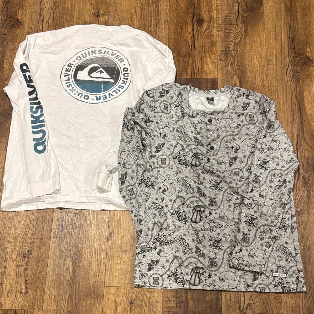 🌈Quiksilver Long Sleeve Tees and Savage X Fenty by Rihanna🌈